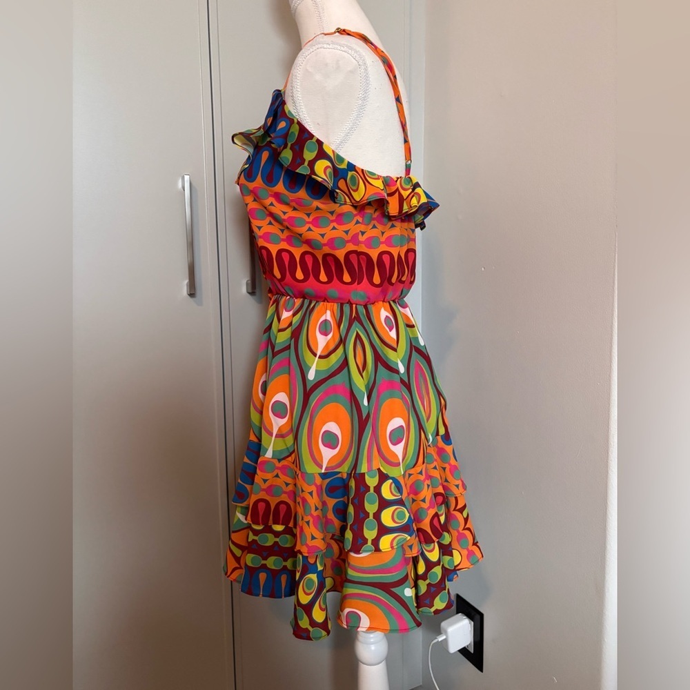 Alexis Multicolour Mini Dress - Picture 2 of 10